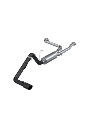 Free Returns MBRP 22-23 Nissan Frontier 3.8L 3in Tip 3in Cat Back Single Side ExitStreet Profile - Black Coated