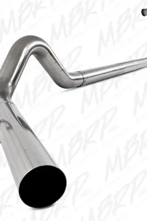 MBRP 1999-2003 Ford F-250/350 7.3L 4in Turbo Back Single No Muffler T409 SLM Series Exhaust System Fast Shipping