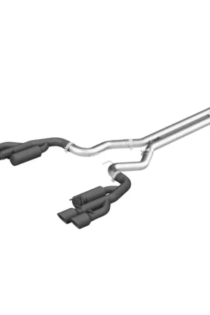 MBRP 18-19 Ford Mustang GT 5.0 3in Cat Back Quad Tip Race Version - Black Time-Limited