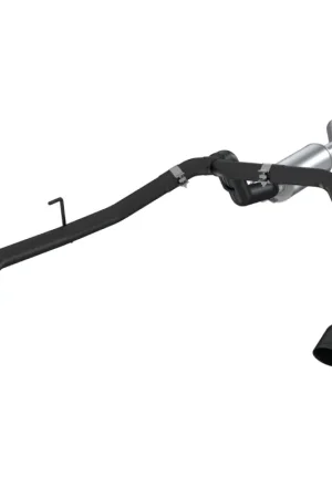 Certified MBRP 2020 Jeep Gladiator 3.6L 2.5in Dual Rear Exit Cat Back Exhaust Black Coated