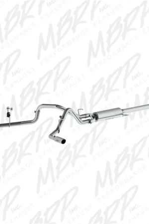 Hot Deal MBRP 2015 Ford F-150 2.7L / 3.5L EcoBoost 2.5in Cat Back Dual Side Split Alum Exhaust System