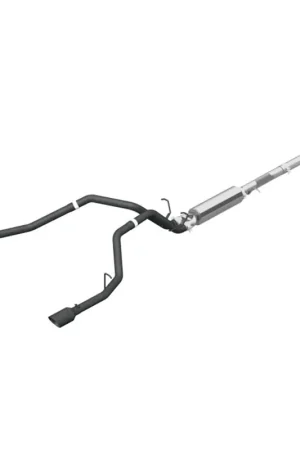 MBRP 2019 Ram 1500 5.7L (CrewCab/Quad Cab ONLY) 2.5in CB Dual Split Rear w/4.5in Tip - Blk Coated Flash Sale