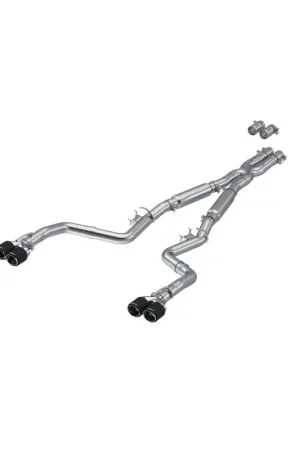 Luxury MBRP 17-Up Dodge Challenger 5.7L/6.2L/6.4L Carbon Fiber Quad Tip T304 Catback Exhaust
