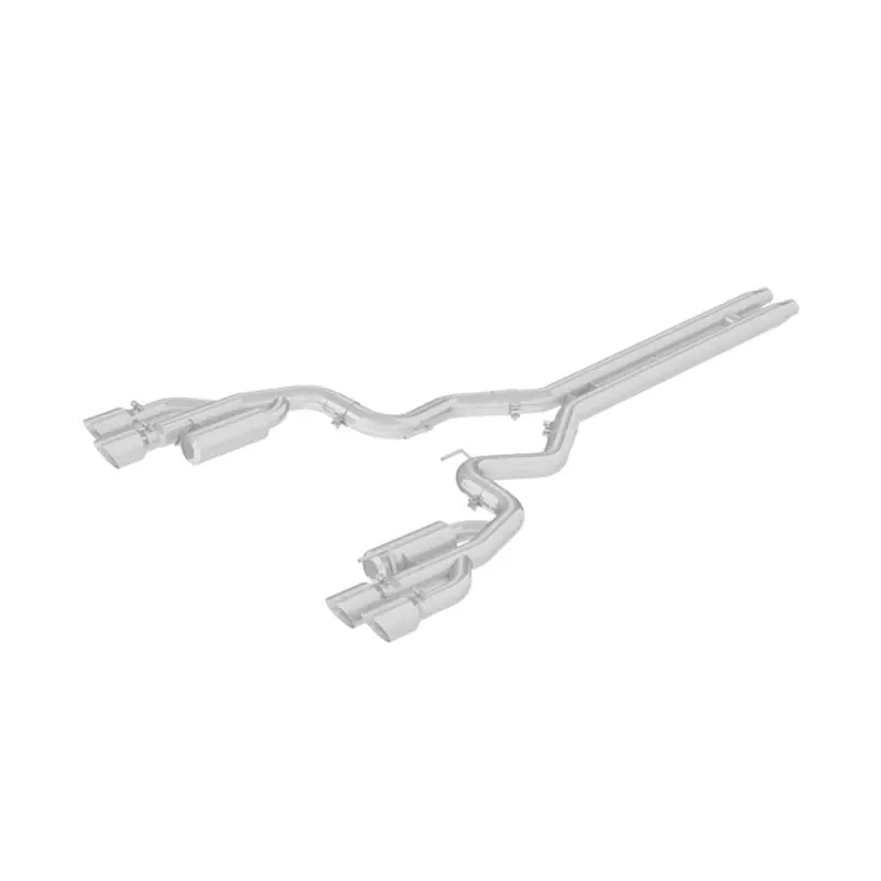 MBRP 18-19 Ford Mustang GT 5.0 3in Cat Back Quad Tip Race Version - T304 Hassle-Free Returns