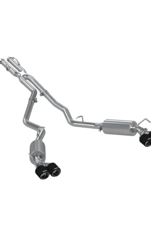 Money Back Guarantee MBRP 20-21 Ford Explorer ST 3.0L Ecoboost SS 2.5in Dual Rear Exit w/ Carbon Fiber Quad Tips - T304