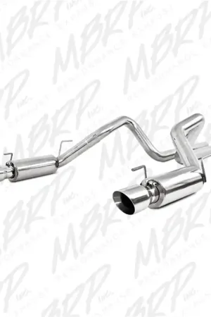MBRP 05-09 Ford Shelby GT500 / GT Dual Split Rear Race Version, T409 4in Tips Exhaust System Limited Time