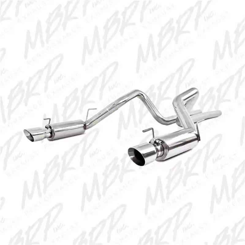 MBRP 05-09 Ford Shelby GT500 / GT Dual Split Rear Race Version, T409 4in Tips Exhaust System Limited Time