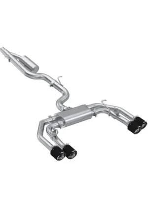 Fan Favorite MBRP 2022+ Audi S3 3in Cat Back w/ Quad Carbon Fiber Tips- T304