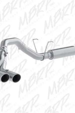 MBRP 14-16 Ram 2500/3500 6.4L 4in 409 SS Single Side Dual Outlet Cat Back Exhaust Hassle-Free Returns
