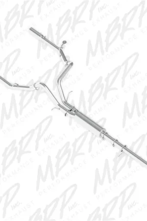 Direct From Manufacturer MBRP 14 Chevy/GMC 1500 Silverado/Sierra 4.3L V6/5.3L V8 Dual Split Rear Alum 3in Cat Back Exhaust
