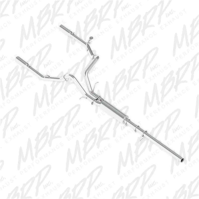 Direct From Manufacturer MBRP 14 Chevy/GMC 1500 Silverado/Sierra 4.3L V6/5.3L V8 Dual Split Rear Alum 3in Cat Back Exhaust