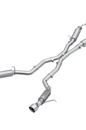 MBRP 2012+ Jeep Grand Cherokee SRT 6.4L 3in Dual Rear Exit Aluminized Catback Exhaust - T304 Tips Time-Limited