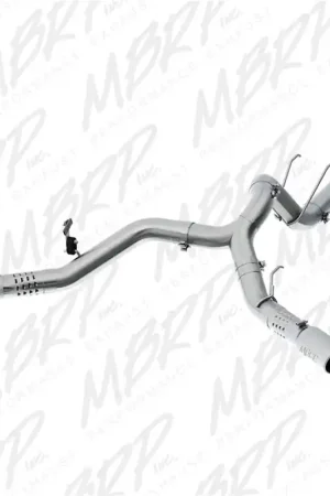 MBRP 17-19 Ford F-250/350/450 6.7L 4in Filter Back Cool Duals T409 Exhaust System Top Pick