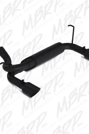 MBRP 07-14 Jeep Wrangler/Rubicon 3.6L/3.8L V6 Axle-Back Dual Rear Exit Black Performance Exhuast Sys Trending