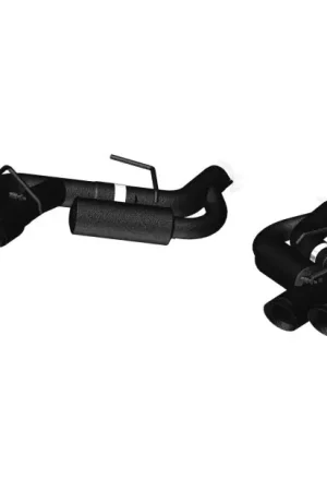 MBRP 16-19 Chevy Camaro V8 6.2L 6spd 3in Black Race Dual Axle Back w/ 4.5in Quad Dual Wall Tips Best Seller