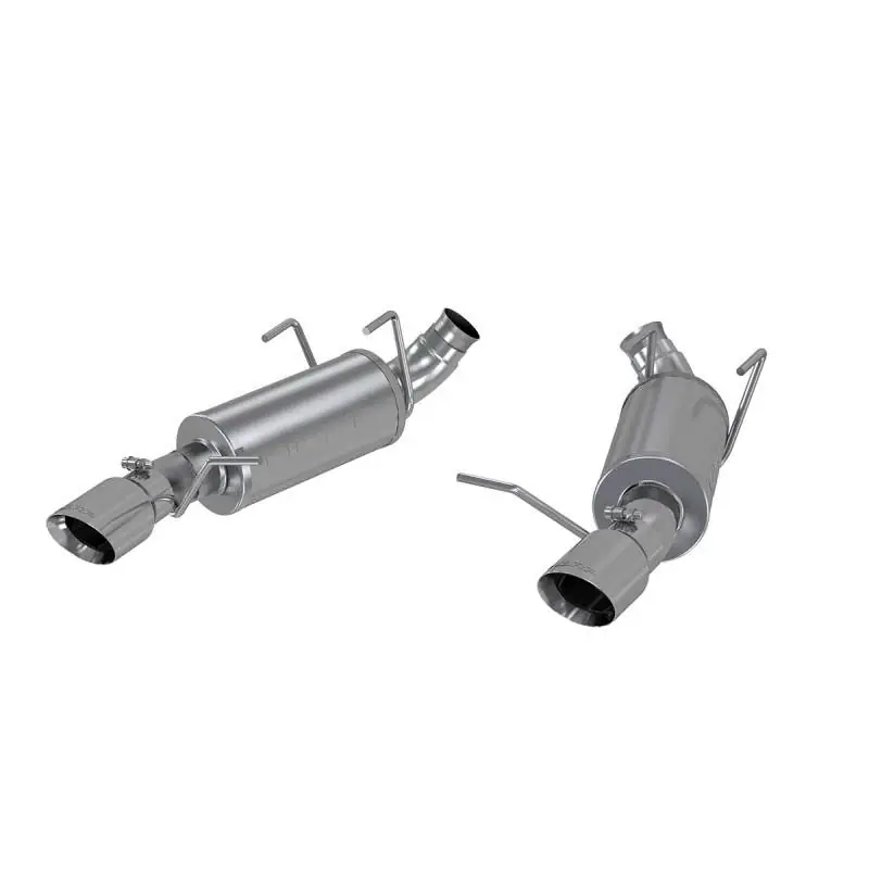 MBRP 11-14 Ford Mustang V6 3in. Dual Muffler Axle Back Split Rear Exhaust System AL Weekend Sale