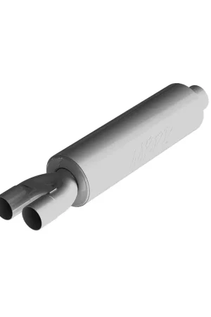 Discount MBRP Universal 3in ID Inlet 2.5in ID Outlet 30.5in Chambered Aluminum Muffler (NO DROPSHIP)