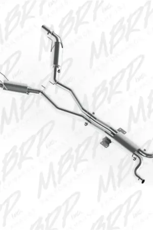 Markdown MBRP 2010 Chev Camaro V8 6.2L Automatic (L99) 3 Dual Cat Back Round Tips T409