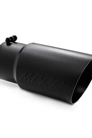 MBRP Universal Tip 6 O.D. Dual Wall Angled 5 inlet 12 length - Black Finish Limited Edition