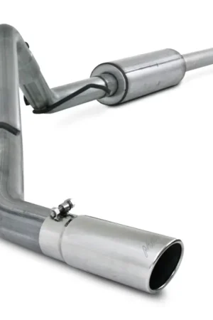 MBRP 11-13 Chevy 1500 Silverado/GMC Sierrai 6.2L V8 3.5in Cat Back Single Side Exhaust AL Professional Grade