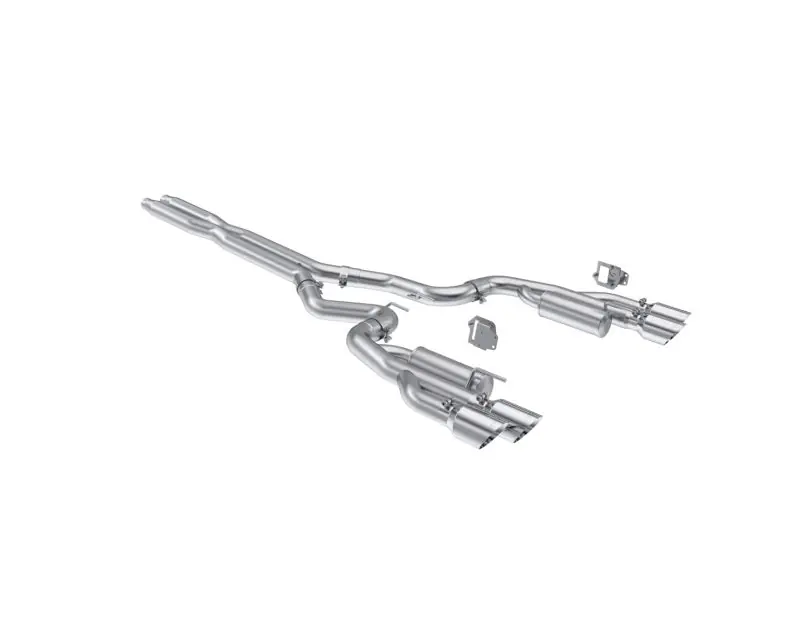 Get Yours MBRP 2024+ Ford Mustang 5.0L Alum. SS 3in Cat-Back Dual Split Exhaust w/ Quad Tips (Valve Delete)