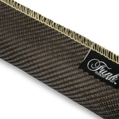 Carbon Fibre Sleeving (Sewn) Genuine