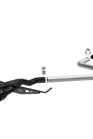 MagnaFlow 2019 Hyundai Veloster 1.6L 2.5in Center Exit Stainless Steel Cat-Back Exhaust w/Blk Tips Free Shipping