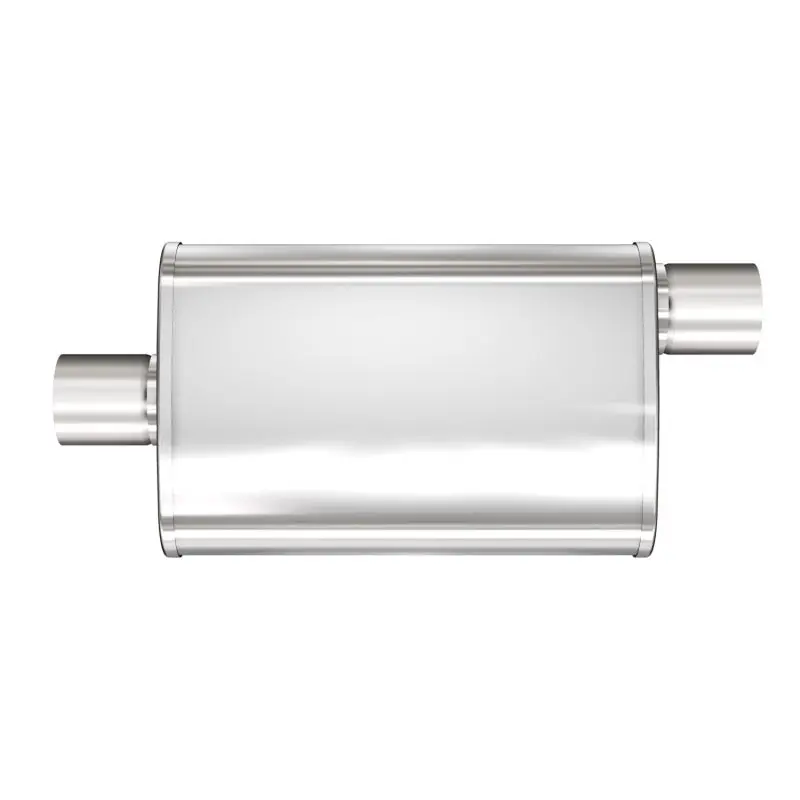 Crafted MagnaFlow Muffler Trb SS 4X9 18 2.5/2.5