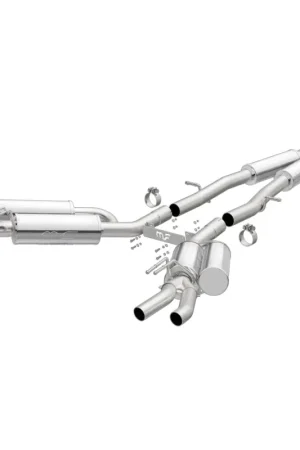 Holiday Sale MagnaFlow 2018 Kia Stinger V6 3.3L (Reuse Fascia Tips) Stainless Cat Back Perf Exhaust