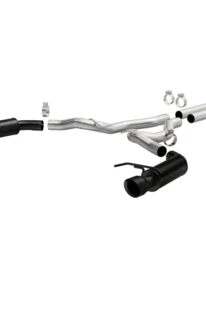 Cheap MagnaFlow Cat-Back 15-16 Ford Mustang 5.0L V8 Competition SS 3in Dual Split Rear 4.5in Black Tips