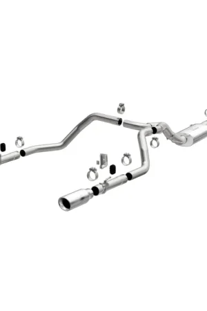Secure Checkout MagnaFlow 2019 Chevy Silverado 1500 V8 5.3L/V6 4.3 Street Series Dual Exit Exhaust w/ Polished Tips