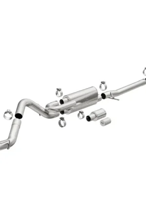 MagnaFlow 19-22 Ford Ranger Overland Series 3in Single Straight Driver Side Rear Cat-Back Exhaust Genuine