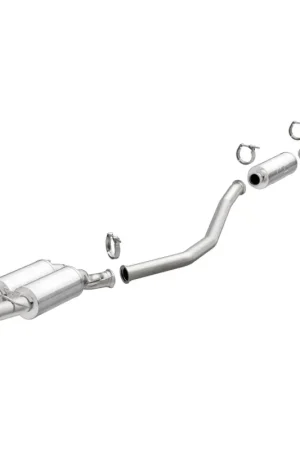 MagnaFlow 2017+ Honda Civic 1.5L 409 SS Single Exit Polished 4.5in Dual Tips Cat-Back Exhaust Premium