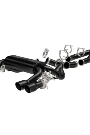 Get Yours MagnaFlow 15 BMW M3/M4 L6 3.0L SS Cat-Back Perf. Sport Quad Split Rear Exit Exht - 3.5in Black Tips