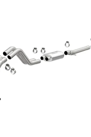 Next Day Delivery MagnaFlow CatBack 2019 Ford Ranger 2.3L 3in Polished Stainless Exhaust Tips