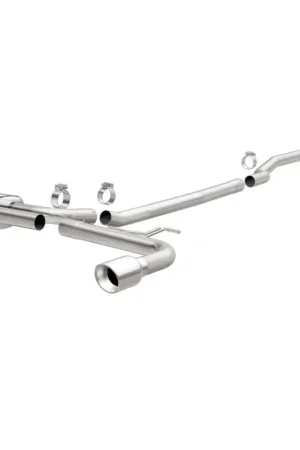 MagnaFlow Cat Back, SS, 2.5in, Street, Single Straight Pass. Polished 4in Tip, 2015 Ford Fusion 2.5L Hot Picks