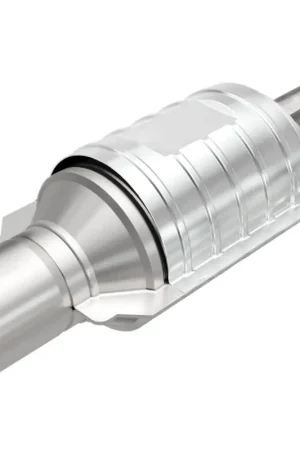 Hot Deal MagnaFlow Conv Univ 2.5in Inlet/Outlet Center/Center Round 9in Body L x 5.125in W x 13in Overall L