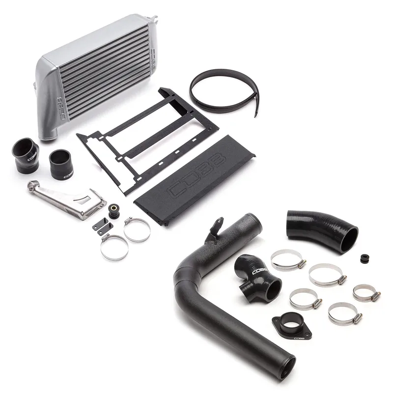 Cobb 15-18 Subaru WRX Top Mount Intercooler Kit - Silver Free Delivery
