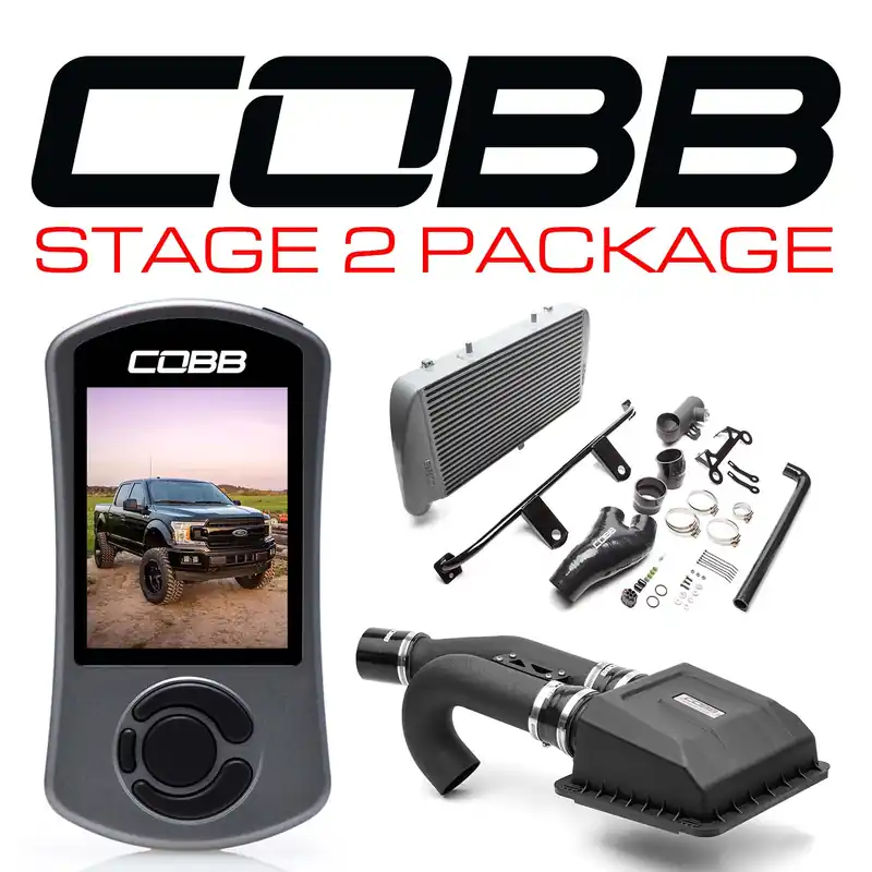Warranty Included Cobb 2020 Ford F-150 EcoBoost 3.5L Stage 2 Power Package - Silver