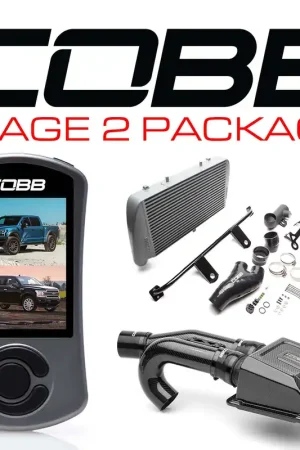 Certified Cobb 17-20 Ford F-150 Raptor Stage 2 Redline Carbon Fiber Power Package - Silver