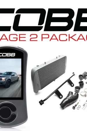Cobb 17-19 Ford F-150 EcoBoost 3.5L Stage 2 Power Package w/TCM (No Intake) - Silver Genuine