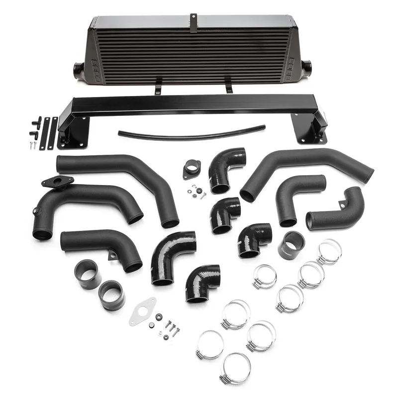 Cobb 08-14 Subaru WRX Front Mount Intercooler Kit - Black Premium