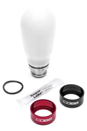 Cobb Subaru 5-Speed COBB Teardrop Weighted Knob - White Budget