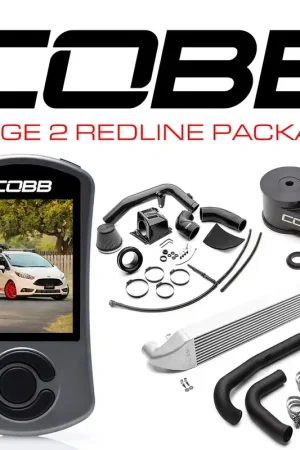 Weekend Sale Cobb 14-19 Ford Fiesta ST Stage 2 Redline Carbon Fiber Power Package