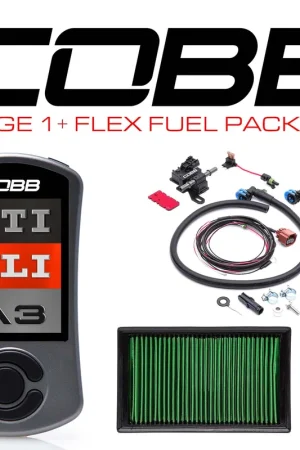 Cobb Stage 1+ Flex Fuel Power Pkg VW GTI (MK7/7.5) / Jetta (A7) GLI / Audi A3 (8V) Buy Online