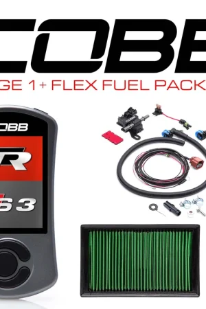 Free Delivery Cobb Stage 1+ Flex Fuel Power Pkg VW Golf R (MK7/7.5) / Audi S3 (8V)