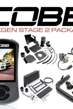 Markdown Cobb 15-21 Subaru WRX NexGen Stage 2 Power Package w/SF Intake - Black