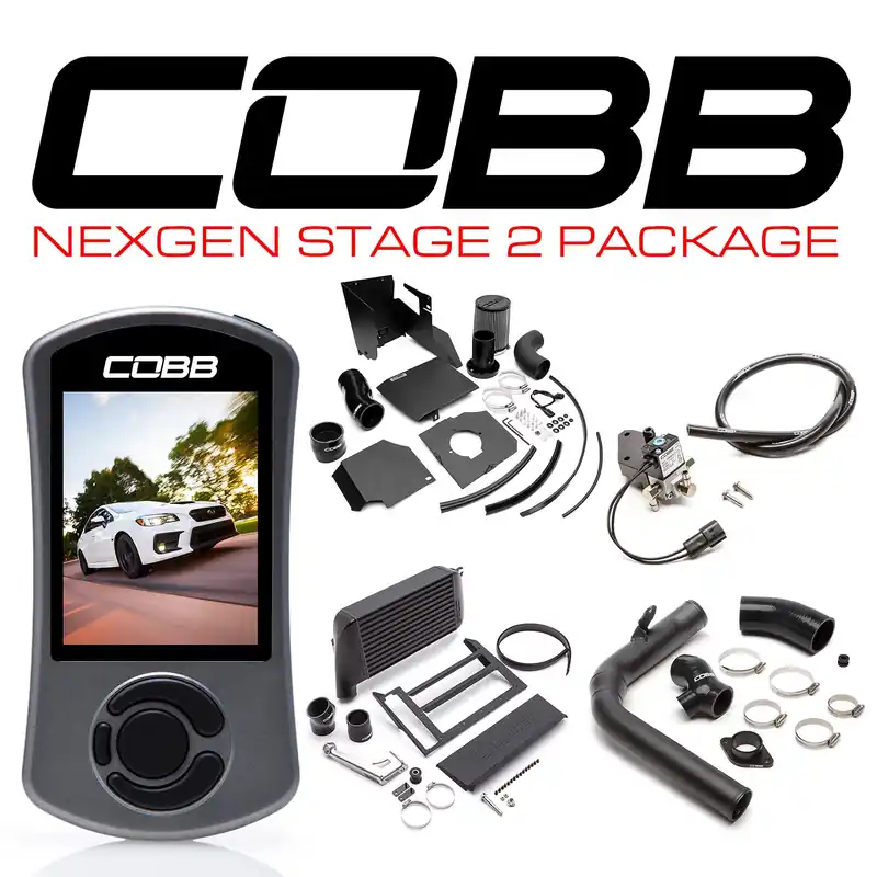 Markdown Cobb 15-21 Subaru WRX NexGen Stage 2 Power Package w/SF Intake - Black