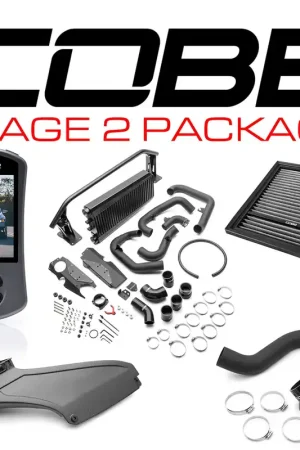Cobb 22-25 Subaru WRX Stage 2 Power Package w/Black FMIC & Matte CF Scoop Today Only