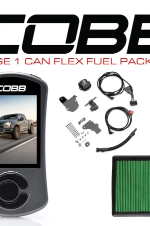 Cobb 17-20 Ford F-150 Ecoboost Raptor Stage 1 CAN Flex Fuel Power Package Fresh Stock